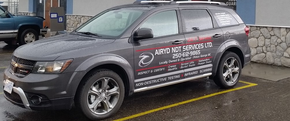 Branded Airyd NDT vehicle