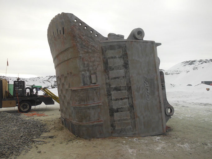 huge scoop for heavy machinery