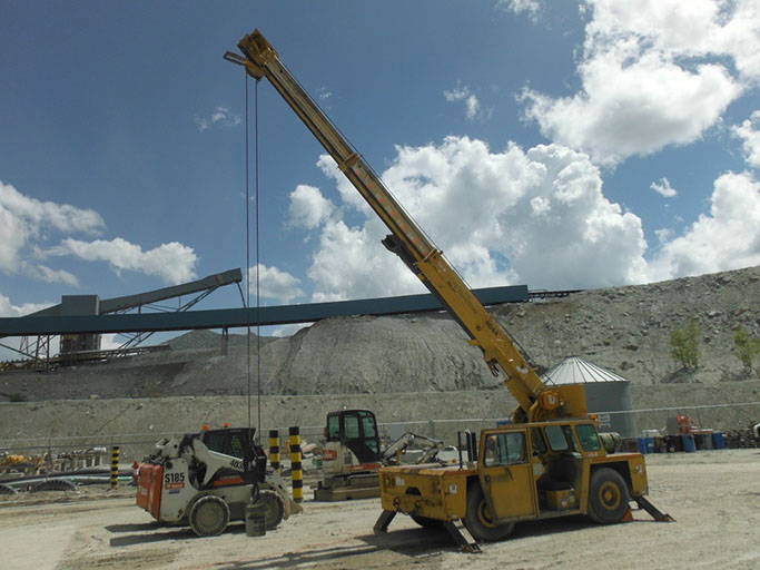 small crane